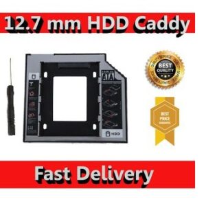 Caddy Adapter Universal 2nd 12.7mm IDE-SATA Hard Drive Optical bay