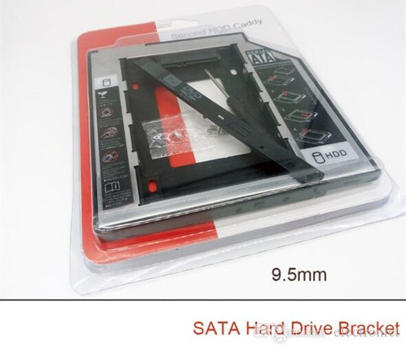 Caddy Universal 2nd HDD  9.5mm SATA 2.0 Slim SATA